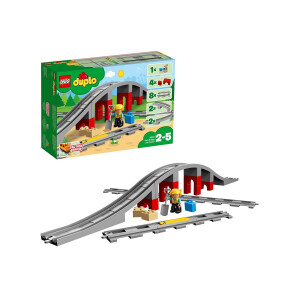 LEGO DUPLO Town 10872 Eisenbahnbrücke und Schienen