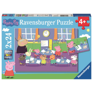 Ravensburger Kinderpuzzle - 09099 Peppa in der Schule -...