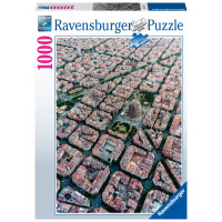 Ravensburger Puzzle 15187 - Barcelona von oben - 1000 Teile Puzzle für Erwachsene und Kinder ab 14 Jahren, Puzzle mit Stadt-Motiv
