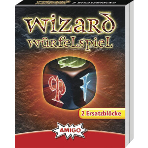 Wizard W&uuml;rfelspiel Ersatzbl&ouml;cke (2 Stk)