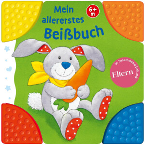 Mein allererstes Beißbuch: Baby-Buch ab 6 Monaten,...