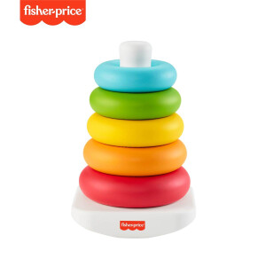 Fisher-Price Eco Farbring Pyramide, Stapelspiel, 100%...