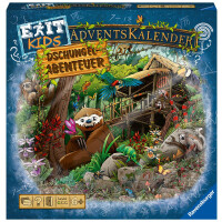 Ravensburger 18957 - EXIT Adventskalender kids - Dschungel-Abenteuer - 24 Rätsel für EXIT-Begeisterte ab 6 Jahren
