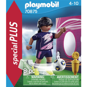 PLAYMOBIL 70875 - Special Plus - Fußballerin mit...