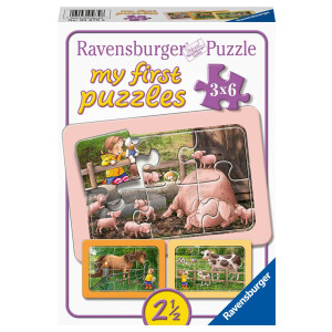 Ravensburger Kinderpuzzle - 05679 Lotta auf dem Bauernhof...