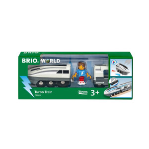 36003 BRIO Turbo-Zug -  Batteriebetriebener Spielzeugzug...