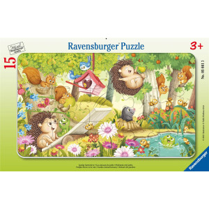 Ravensburger Kinderpuzzle - 05661 Lustige Gartentiere -...