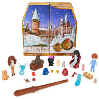 Harry Potter Magical Minis Adventskalender 2023 mit Mini-Zauberstab, 3 Spielfiguren und weiteren Überraschungen