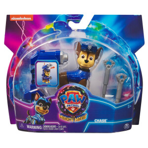 PAW Patrol: Der Mighty Kinofilm, Spielfigur mit aufsteckbarem Rucksack und 2 Geschossen, unterschiedliche Charaktere, Spielzeug geeignet für Kinder ab 3 Jahren (Auslauf)