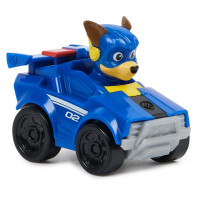 PAW Patrol: Der Mighty Kinofilm, Pup Squad Racers Sortiment mit Mini-Flitzern und fest verbauter Welpenfigur, geeignet für Kinder ab 3 Jahren