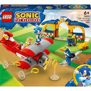 LEGO Sonic 76991 Tails&lsquo; Tornadoflieger mit Werkstatt