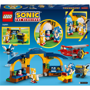 LEGO Sonic 76991 Tails&lsquo; Tornadoflieger mit Werkstatt