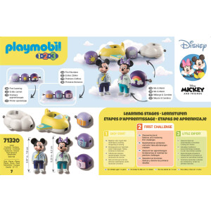 PLAYMOBIL 1.2.3 & Disney: Mickys & Minnies Wolkenflug 71320