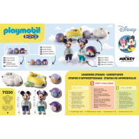 PLAYMOBIL 1.2.3 & Disney: Mickys & Minnies Wolkenflug 71320