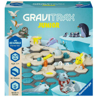 Ravensburger GraviTrax Junior Starter-Set L Ice 27060 - Murmelbahn überwiegend aus nachwachsenden Rohstoffen mit Themenwelten, Lern- und Konstruktionsspielzeug für Jungs und Mädchen ab 3 Jahren