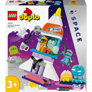 LEGO DUPLO Town 10422 3-in-1-Spaceshuttle f&uuml;r viele...