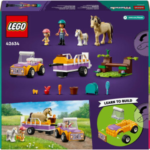 LEGO Friends 42634 Pferde- und Pony-Anhänger