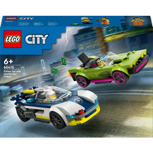 LEGO City 60415 Verfolgungsjagd mit Polizeiauto und...