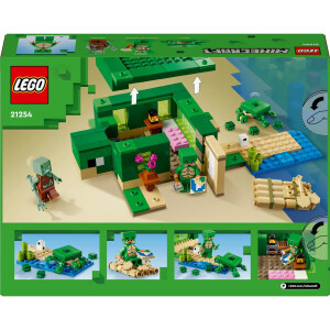 LEGO Minecraft 21254 Das Schildkr&ouml;tenstrandhaus