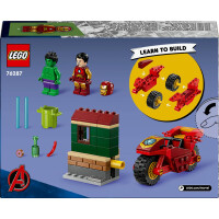 LEGO Super Heroes 76287 Iron Man mit Bike und der Hulk