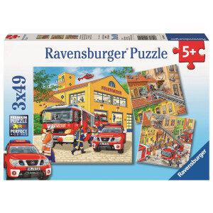 Ravensburger Kinderpuzzle - 09401 Feuerwehreinsatz -...