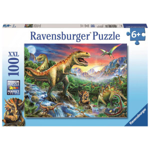 Ravensburger Kinderpuzzle - 10665 Bei den Dinosauriern -...