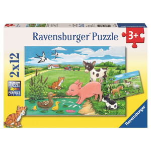 Ravensburger Kinderpuzzle - 07582 Tierkinder auf dem Land...