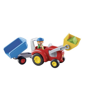PLAYMOBIL 6964 Traktor mit Anhänger
