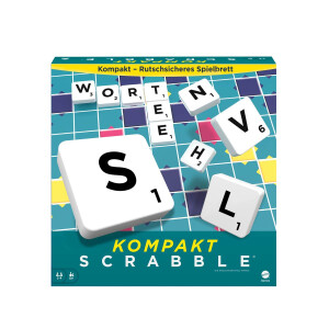 Mattel Games Scrabble Kompakt, Gesellschaftsspiel,...