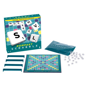 Mattel Games Scrabble Kompakt, Gesellschaftsspiel,...