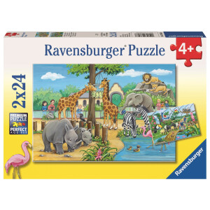 Ravensburger Kinderpuzzle - 07806 Willkommen im Zoo -...